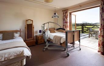 bedroom at treworgans