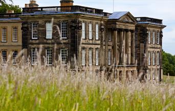A view of the house at Calke Abbey