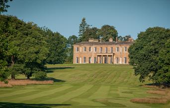 Grounds leading up to Rudding Park Hotel