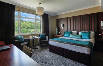 double bedroom at Grand Jersey Hotel and Spa