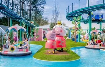 Water ride featuring Peppa Pig at Paultons Park