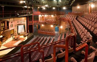 The auditorium and stage at Theatre by the Lake