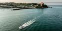 Aerial view of Gorey Harbour