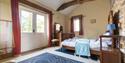 larger adapted bedroom at Asheston Eco Barns