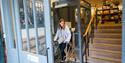 Accessible lift at National Trust Quarry Bank
