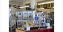 Variety of cabinets inside of Ventnor Heritage Centre, museum, history, Isle of Wight