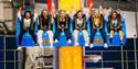 a group of people on a ride at The Grand Pier