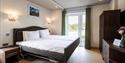 Double bed at Maison des Landes