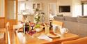 table laid for breakfast at The Granary, Larkbeare Grange