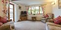Living room at Todsworthy Farm Holidays