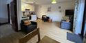 Living area at Nutley Edge Cottages