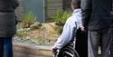 person in wheelchair at WWT Martin Mere Wetland Centre