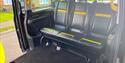 Image of the seats in the back of Taxi4Hire's accessible cab