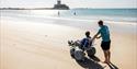 Beachability buggy on St. Ouen