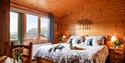 Double bed at Hoe Grange Holidays