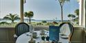 Table set for breakfast at St Brelade’s Bay Hotel