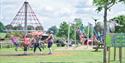 Play area at Noah's Ark Zoo Farm