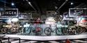 A bike display at  Coventry Transport Museum