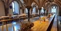 A dining table in the The Bishop’s Palace