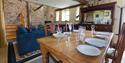 Lounge/Diner area at Asheston Eco Barns