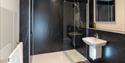 Large shower room at The Birdbox @ Jack’s Alt-Stays