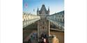 A shot of Tower Bridge from above