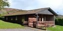 accessible cottage at woodcombe lodges with wheelchair ramp