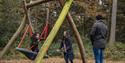 A family at the Play area at Wyre Forest  (credit - Forestry England)