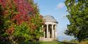 trees and a temple at Petworth House & Park