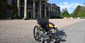 Wheelchair outside the house at Mount Stewart – National Trust ©National Trust Images/Chris Lacey