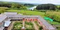 Drone image of Calvert Exmoor from above