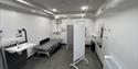 Birdland Park and Gardens Changing Places toilet, which features a changing bed, hoist, screen and sink