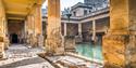 Pillars at Roman Baths