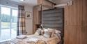 Double bed at Calvert Kielder
