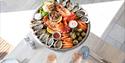 shellfish being served at Oyster Box