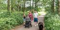 Visitors exploring Staunton Harold