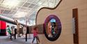 guitar play area at Winchester Science Centre and Planetarium with children playing