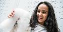 child playing with foam at Winchester Science Centre and Planetarium