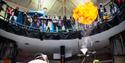 guests watching an experiment at Winchester Science Centre and Planetarium