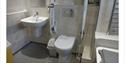 Bathroom with hand rails at Beamsley Project Bathroom