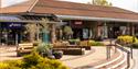 Seating area at Clarks Village