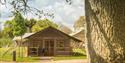 A lodge at Crealy Theme Park & Resort