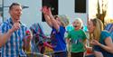 Children catching bubbles at Crealy Theme Park & Resort