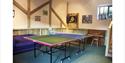 pool table at North Hayne Farm Cottages