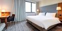 double bedroom at Radisson BLU Waterfront Hotel