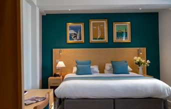 Newly refurbished room at the Royal Maritime Hotel & Club