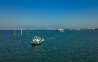 Gosport Ferry on a cruise through the Solent