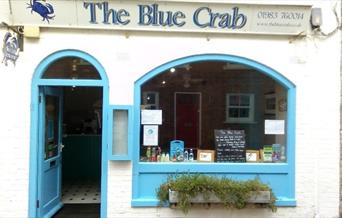 Outside of The Blue Crab Restaurant, Yarmouth, eat and drink