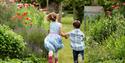 children running at Cossington Park