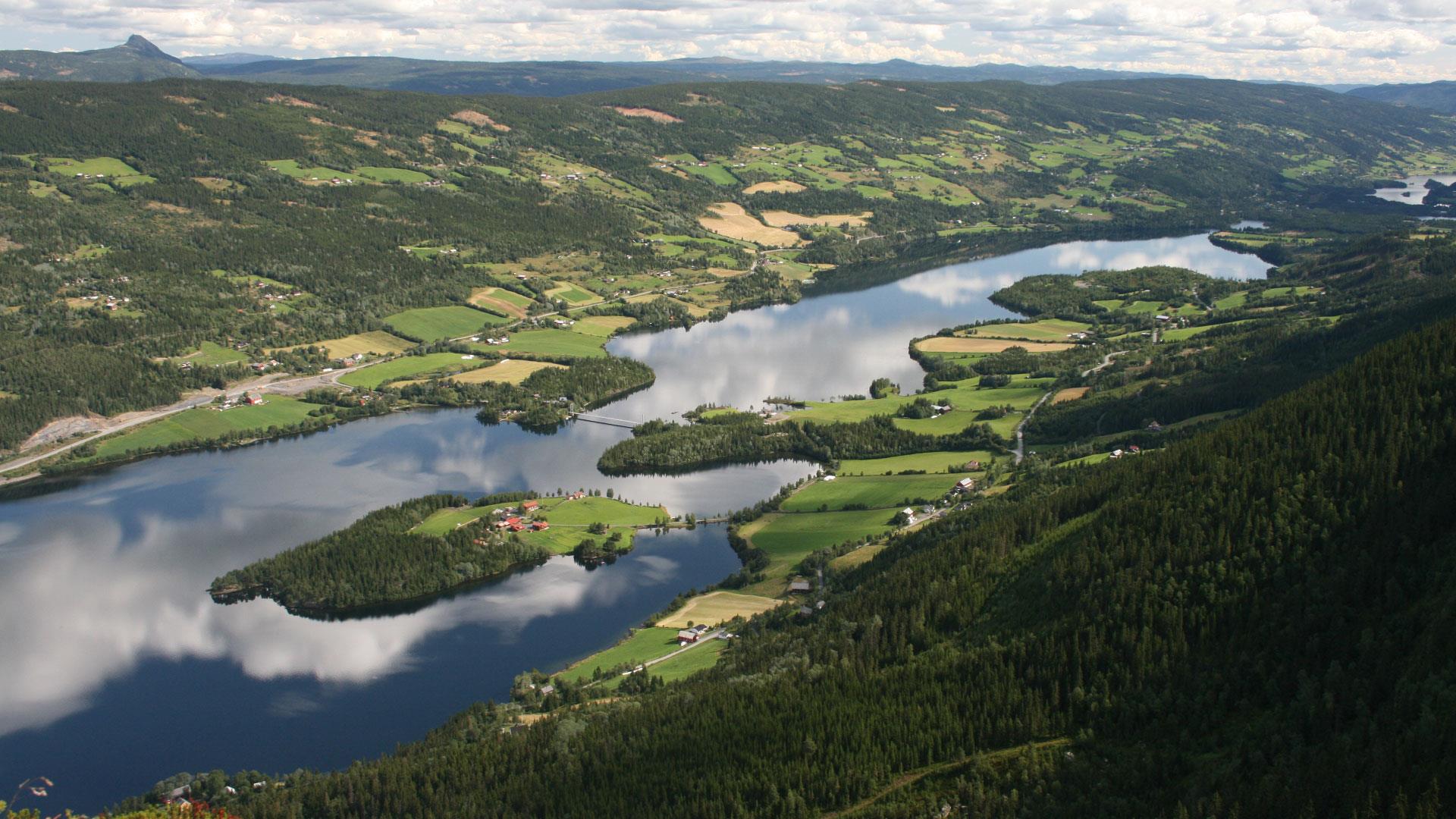 Utsikt over Slidrefjorden